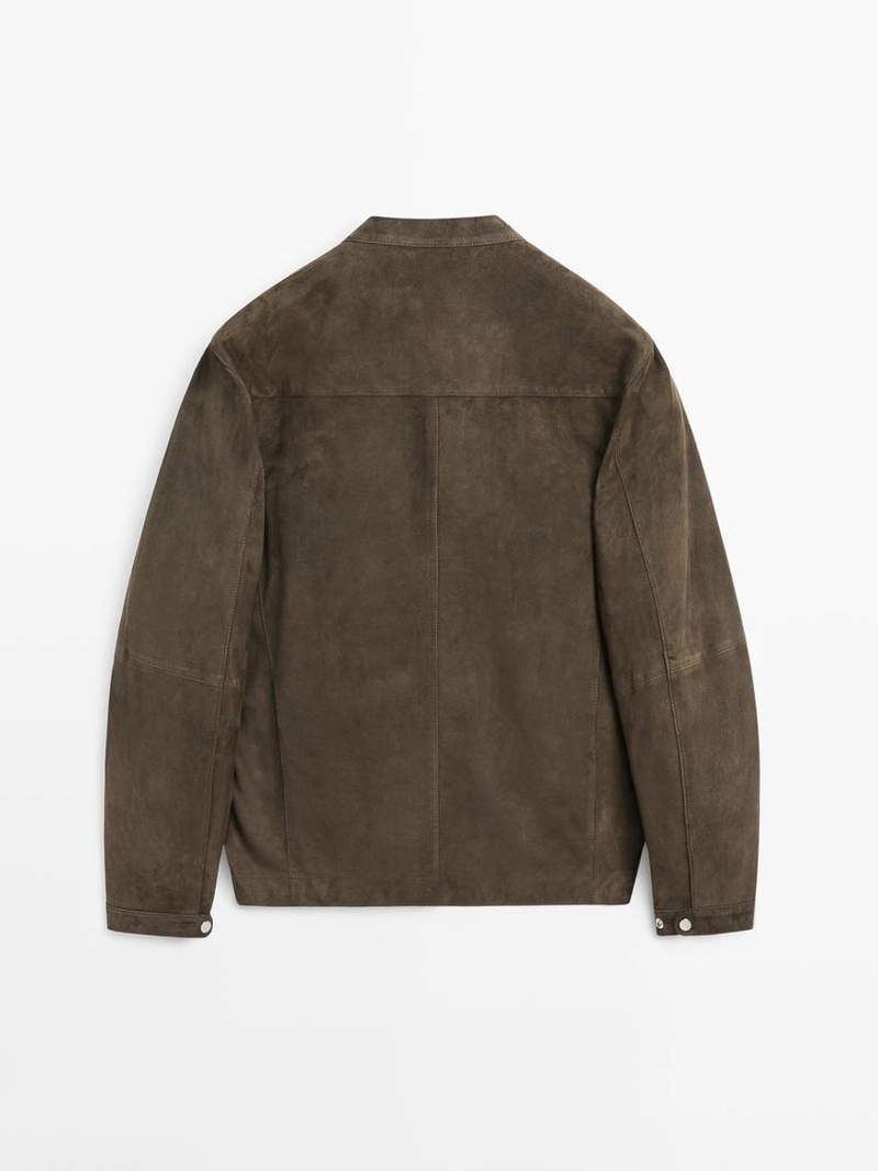 Куртка из замши