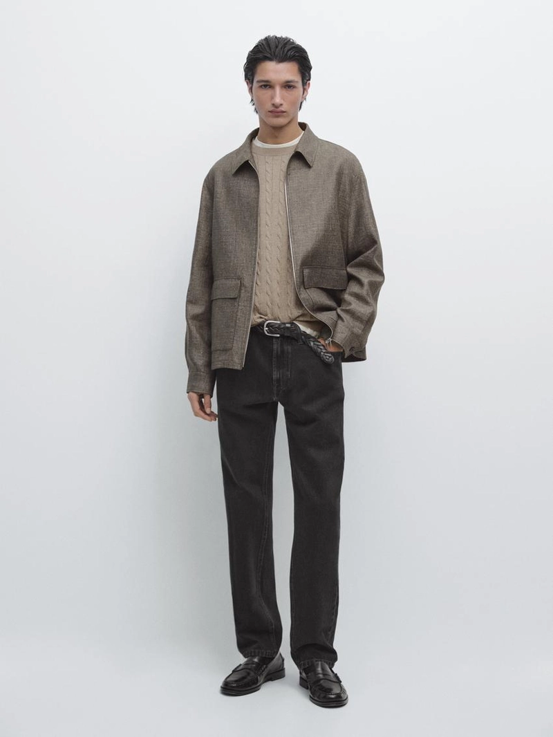 Короткая куртка с деталями кармана