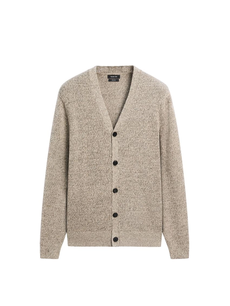 Кардиган из хлопкового трикотажа с пуговицами