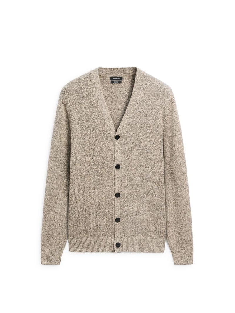 Кардиган из хлопкового трикотажа с пуговицами