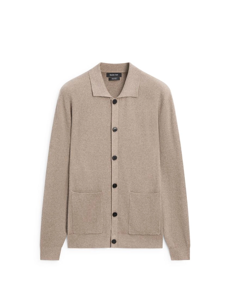 Кардиган из 100% хлопкового трикотажа