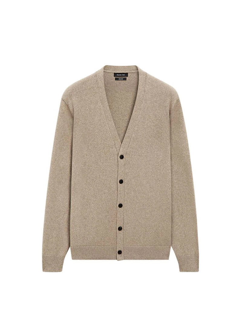 Кардиган из вязаного трикотажа из 100% хлопка