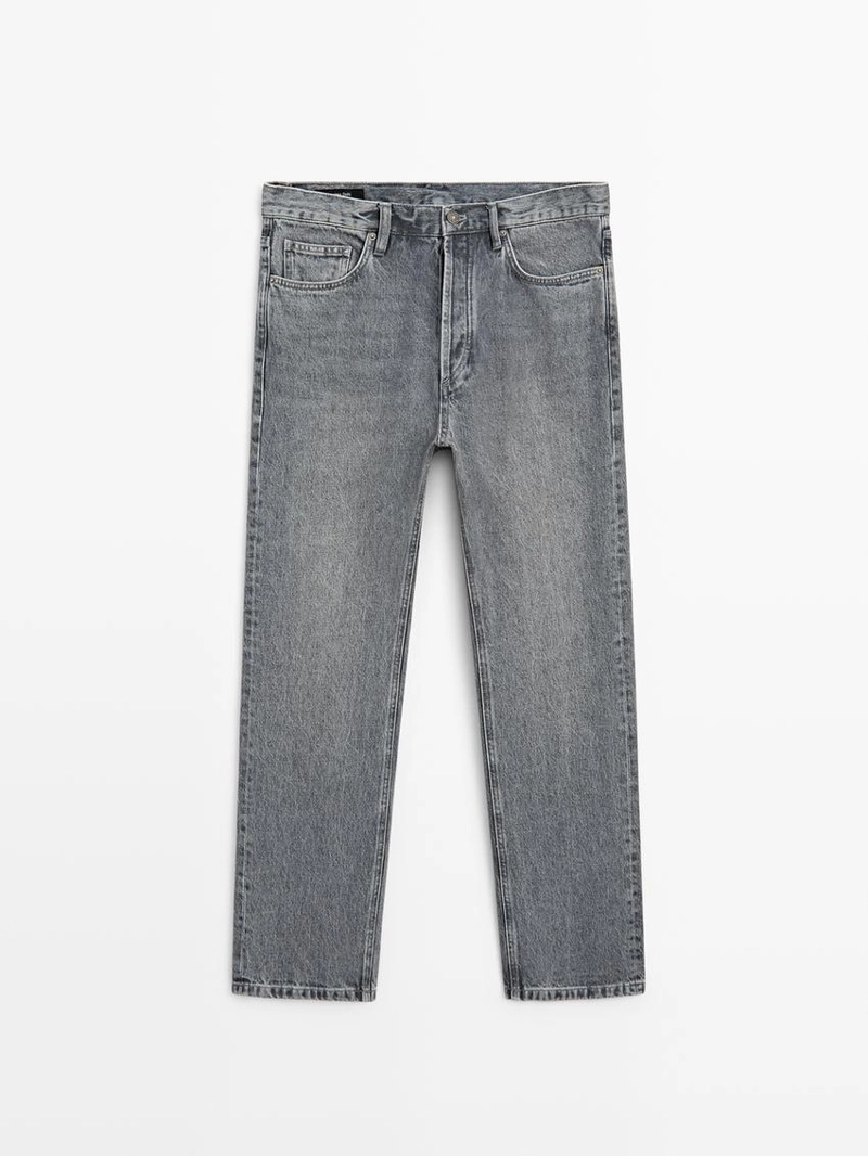 Джинсы прямого кроя massimo dutti