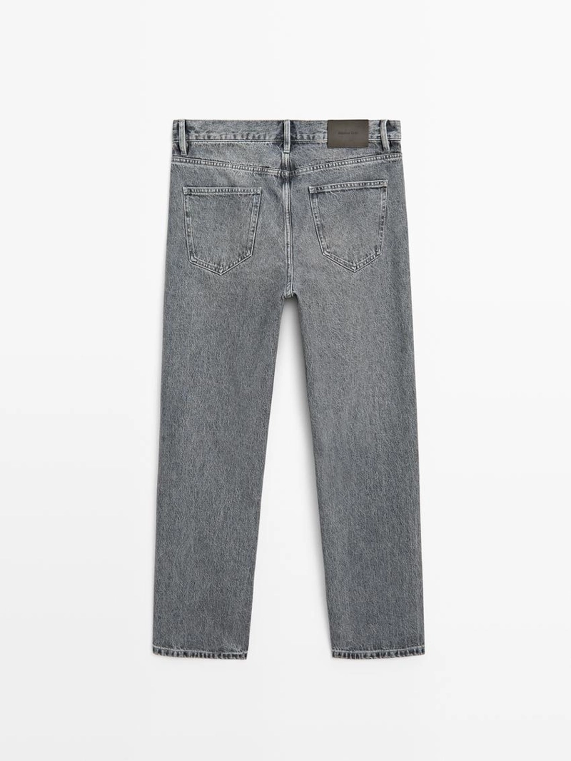 Джинсы прямого кроя massimo dutti