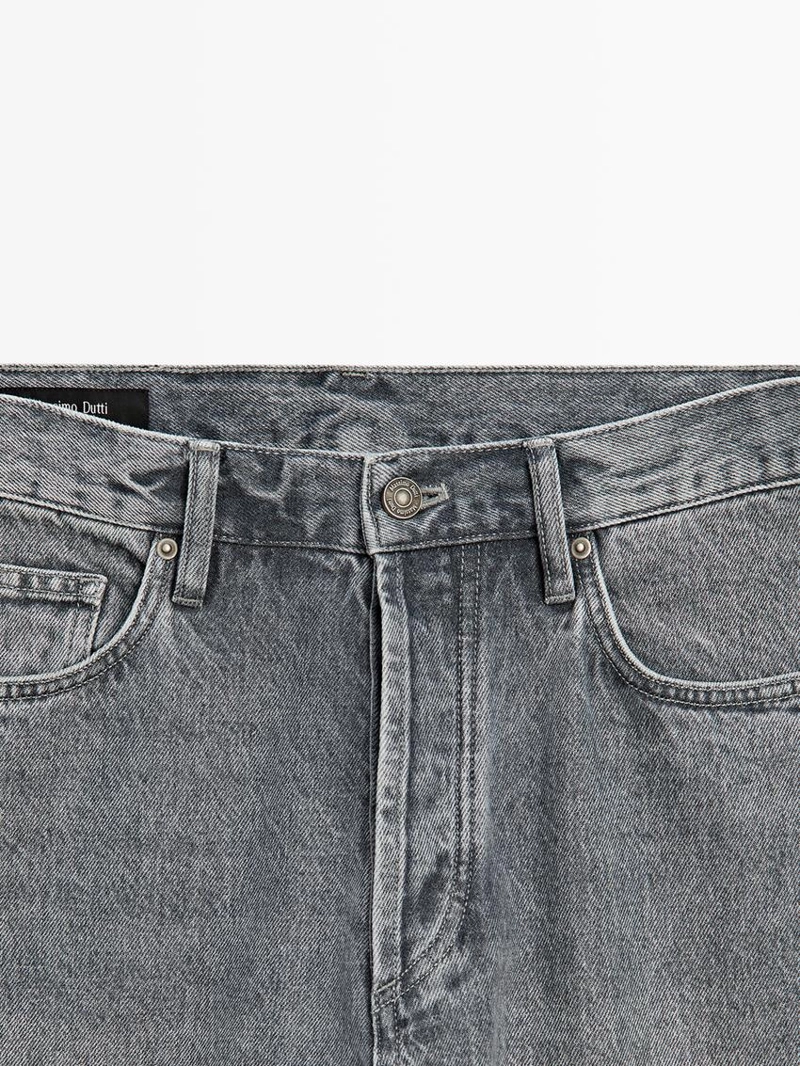 Джинсы прямого кроя massimo dutti