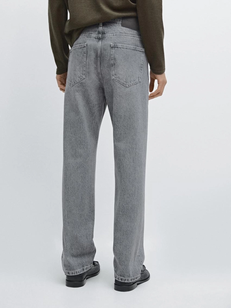 Джинсы прямого кроя massimo dutti