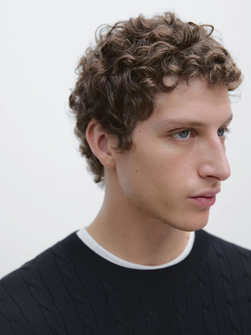 Свитер из хлопкового трикотажа