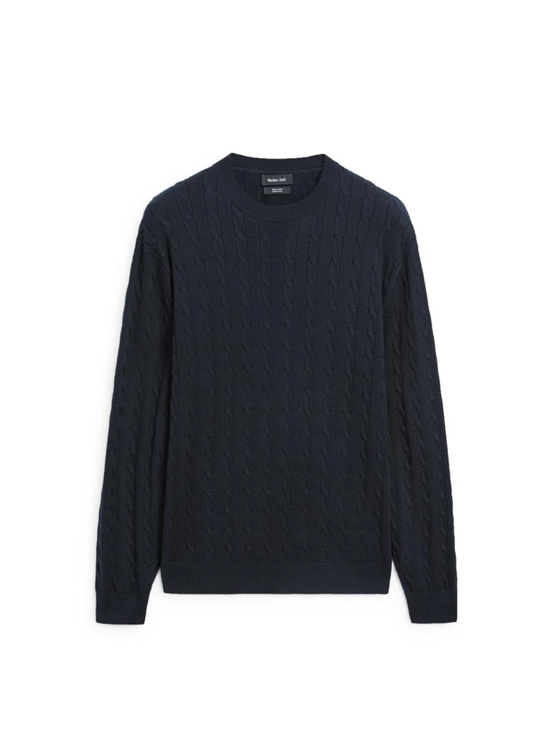 Свитер из хлопкового трикотажа