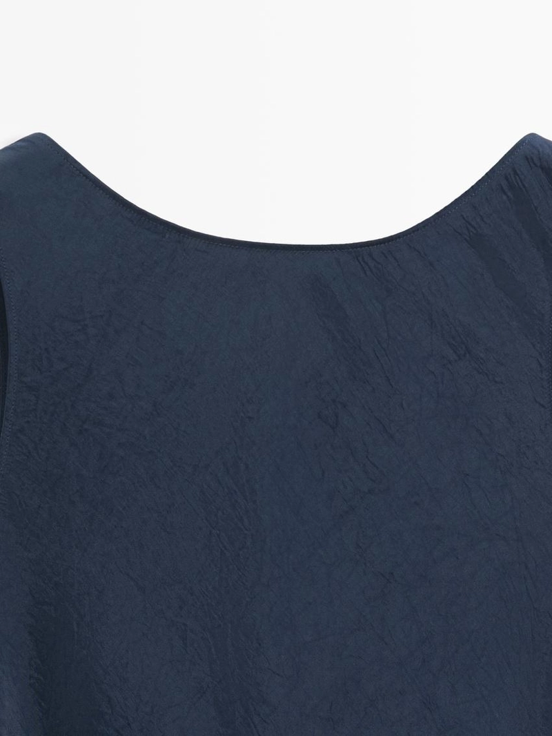 Платье миди с плавным падением