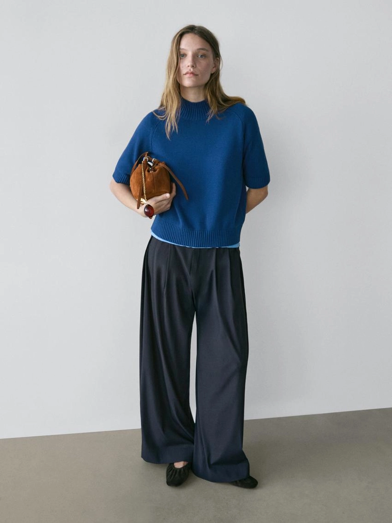 Свитер из смесового хлопка