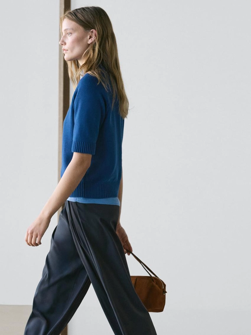 Свитер из смесового хлопка