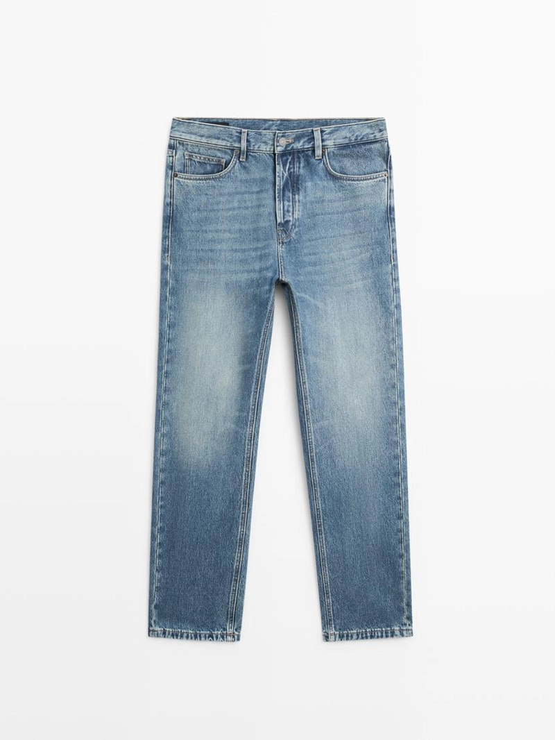 Джинсы прямого кроя