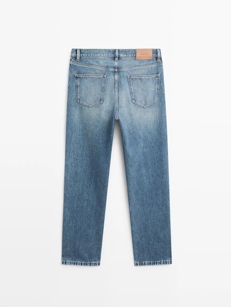 Джинсы прямого кроя