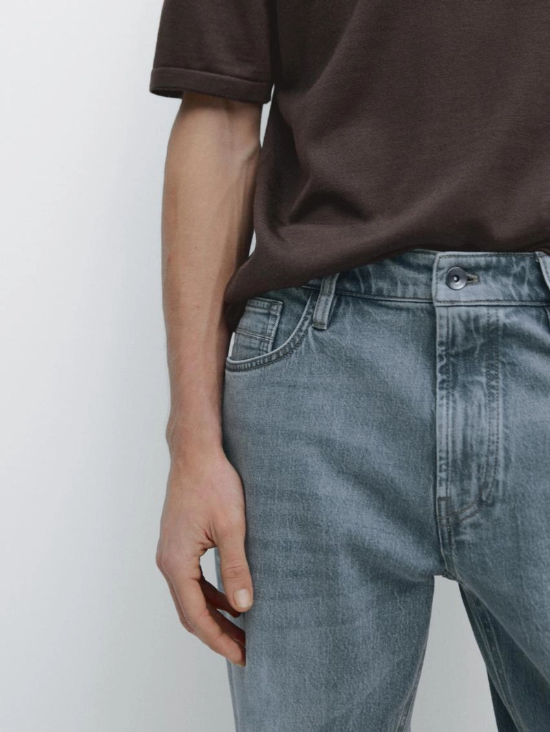 Джинсы стройные суженные