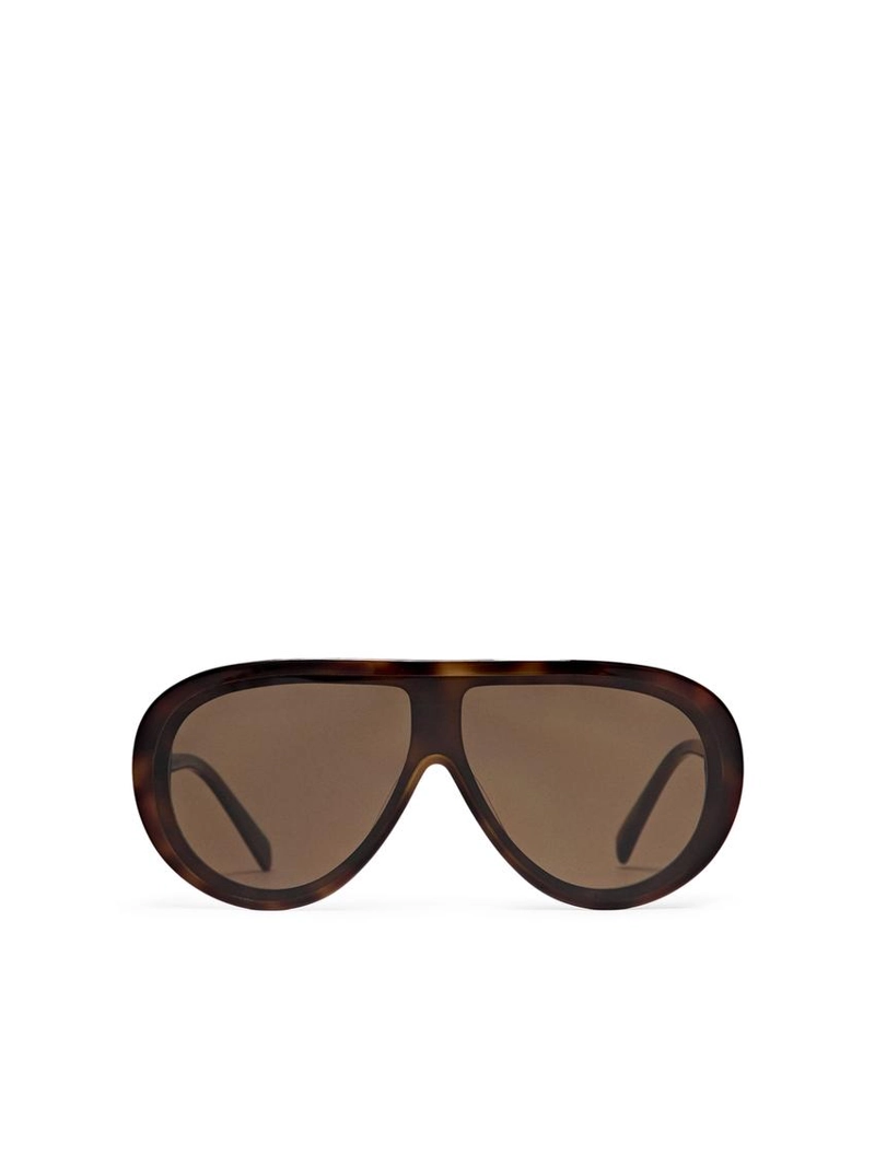 Солнечные очки с эффектом черепаховой панели aviator