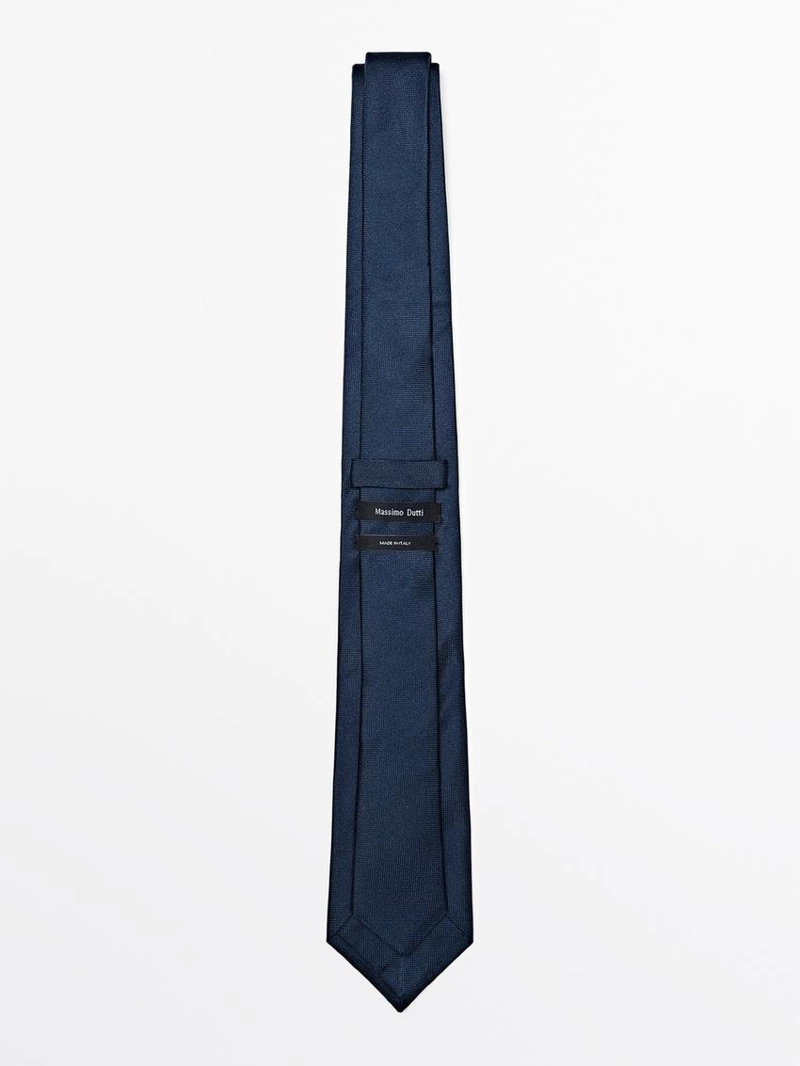 Галстук из 100% шелка с текстурой