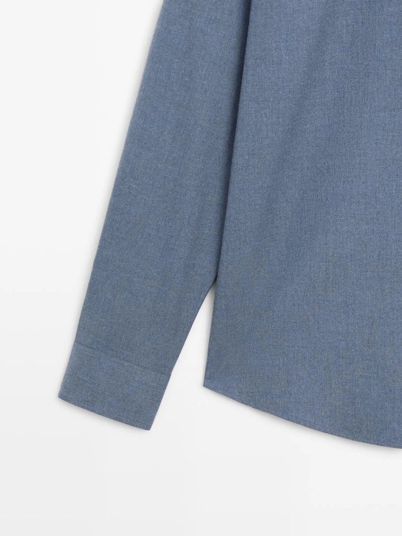 Рубашка melange oxford