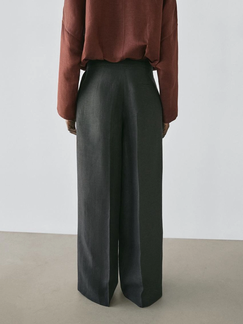 Брюки для костюма из льна