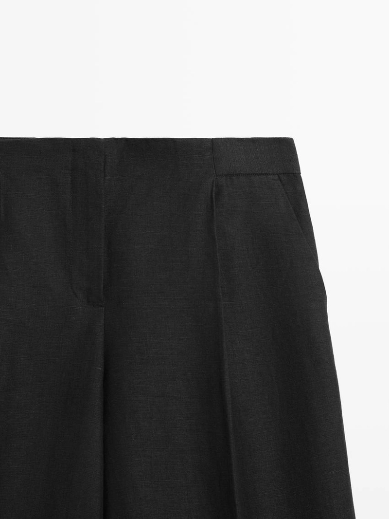 Брюки для костюма из льна