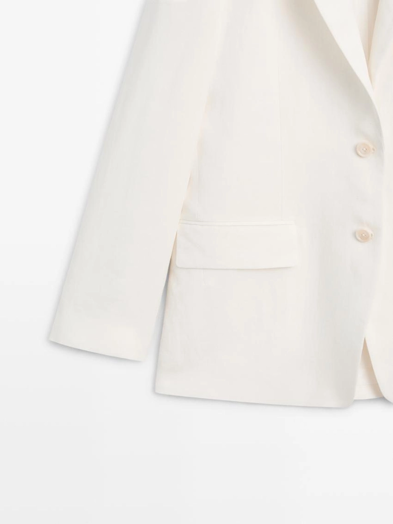 Пиджак из льна