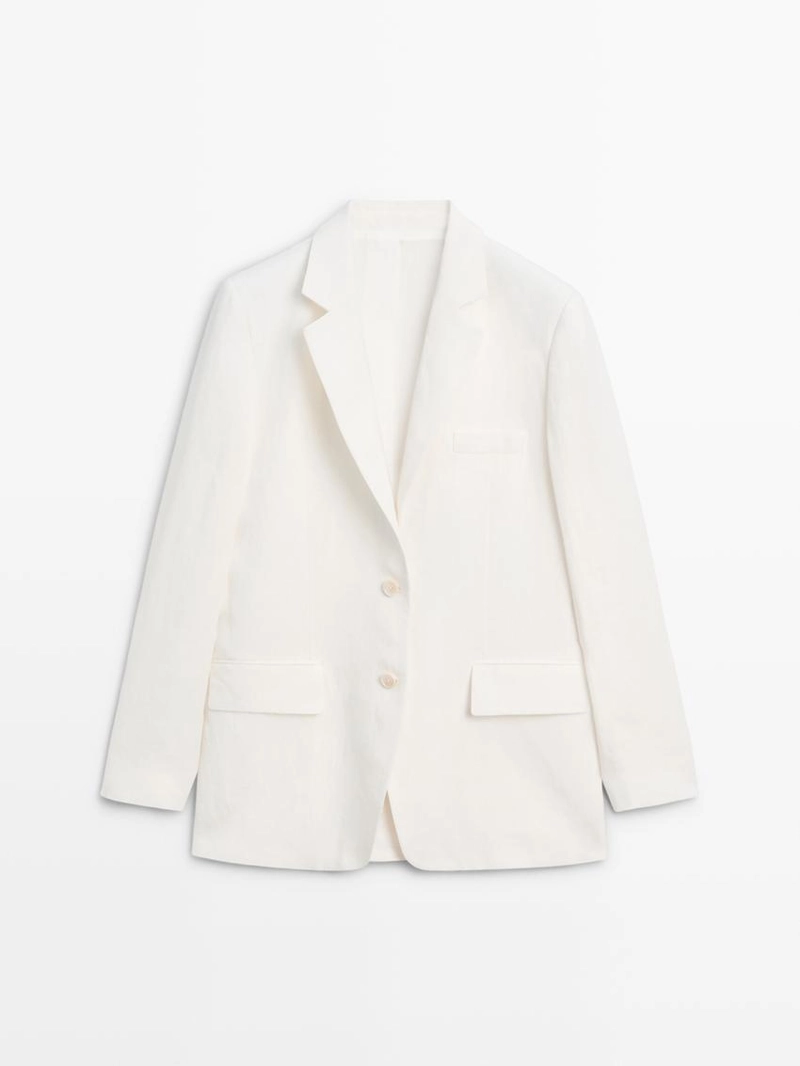 Пиджак из льна