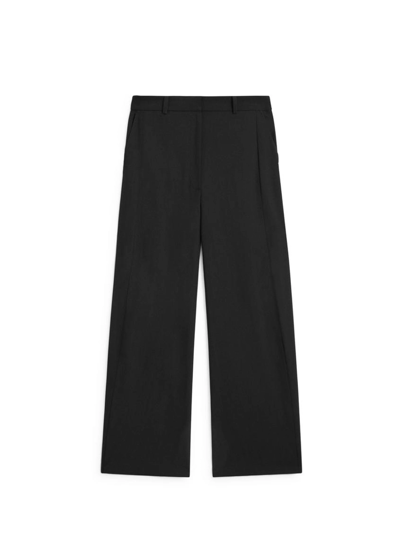 Брюки из шерстяной смеси с деталями шва