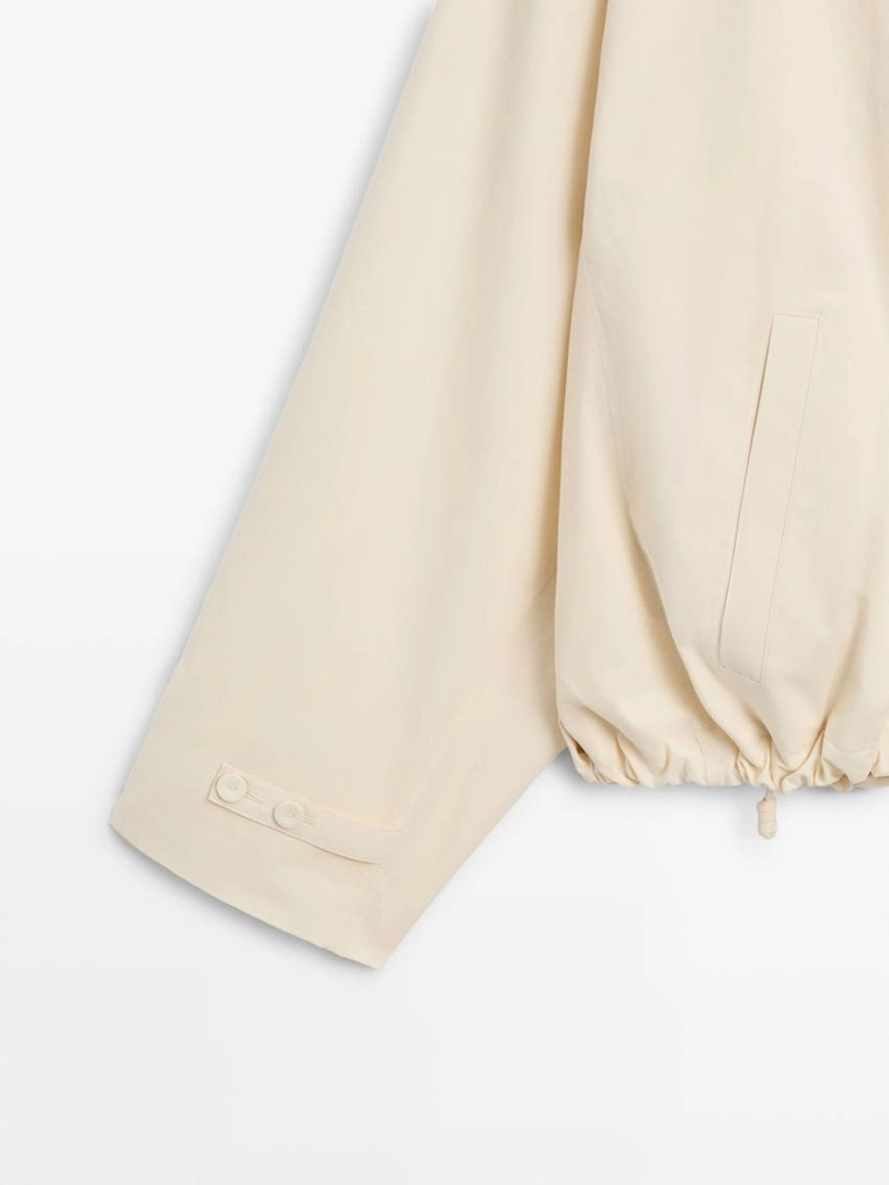 Куртка из 100% хлопка с пуговицами