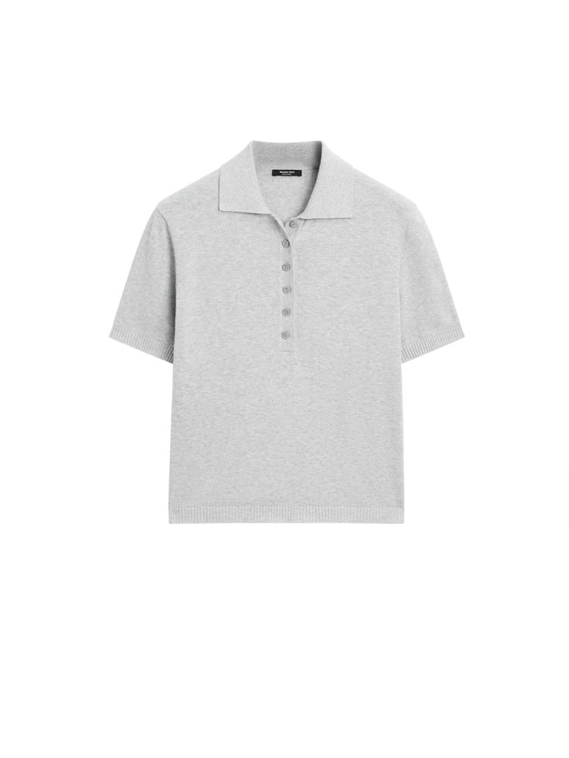 Поло из хлопкового трикотажа