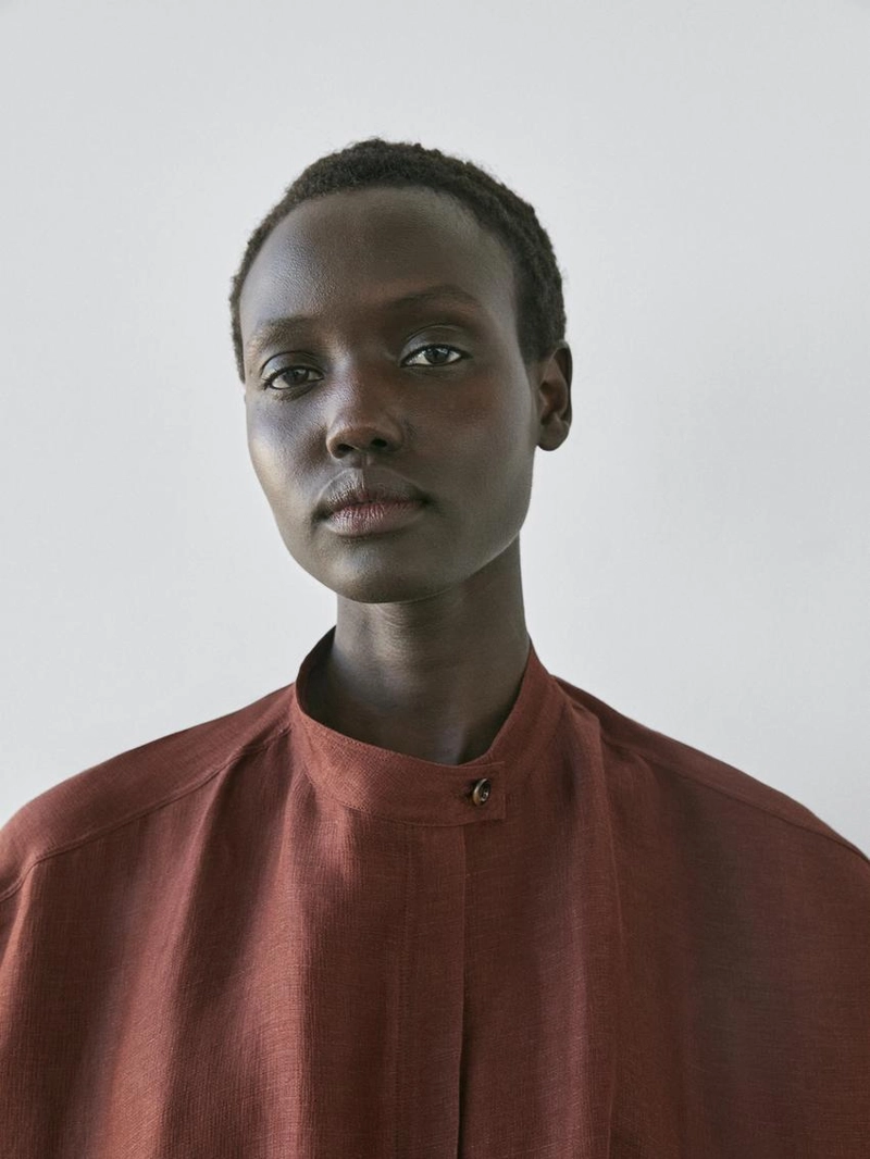 Бомбер из смесового льна