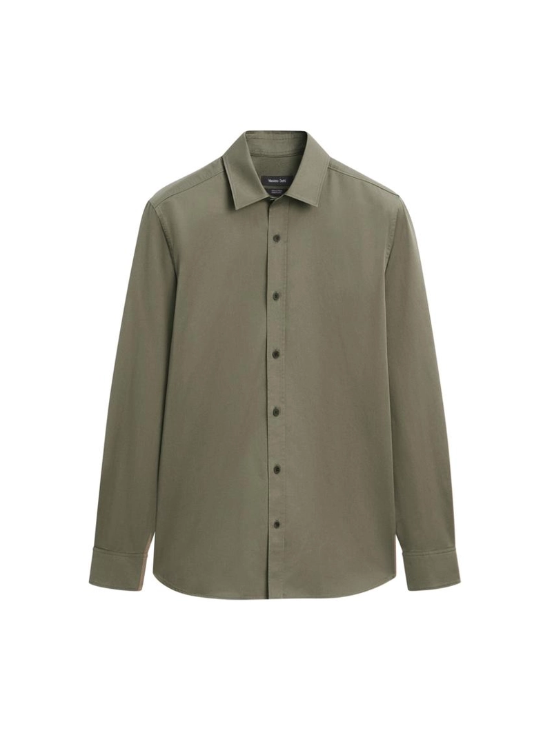 Рубашка из 100% хлопка с регулярной посадкой