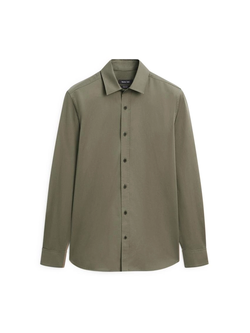 Рубашка из 100% хлопка с регулярной посадкой