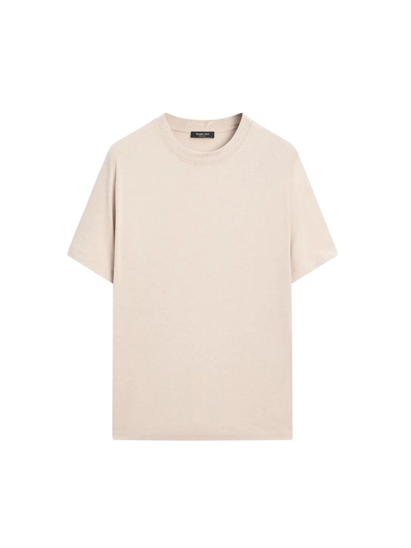 Футболка из хлопкового микса с короткими рукавами