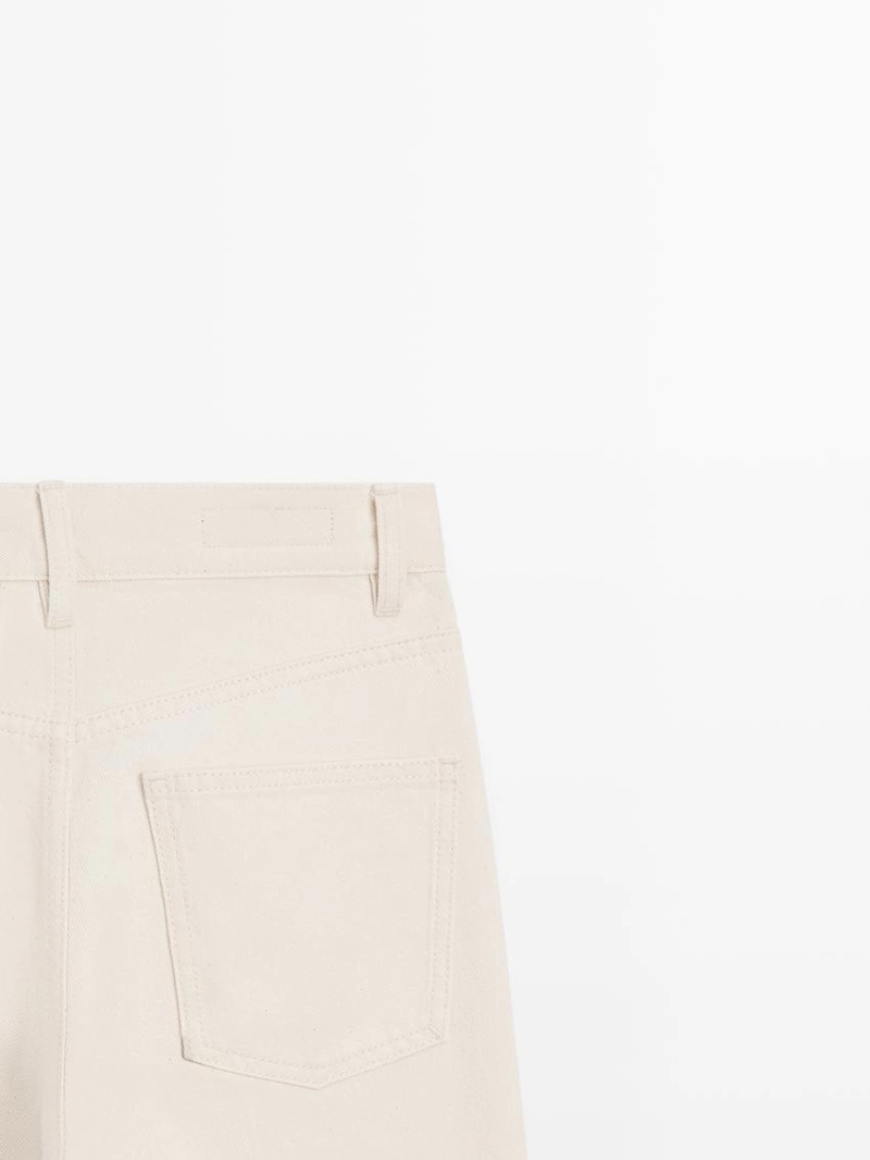 Джинсы-палаты с высокой посадкой