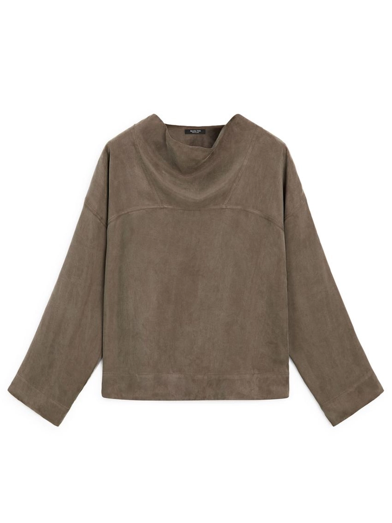 Рубашка с драпировкой