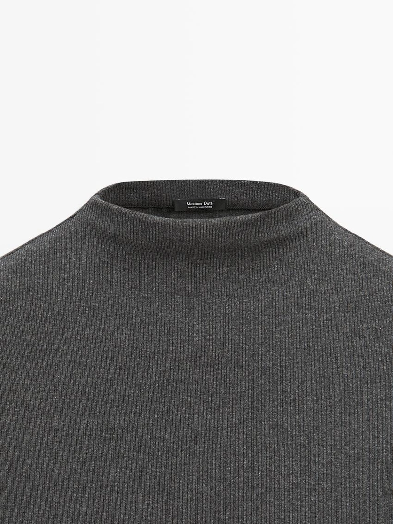 Футболка из хлопкового микса с короткими рукавами