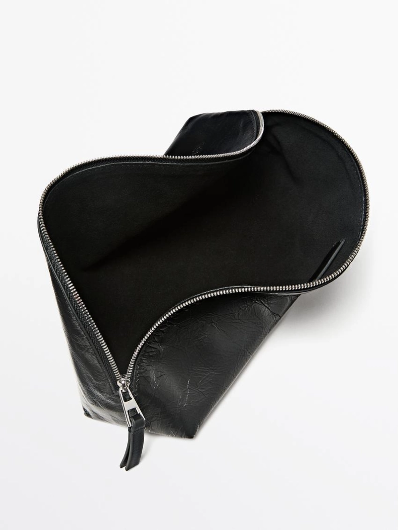 Косметичка из натуральной кожи