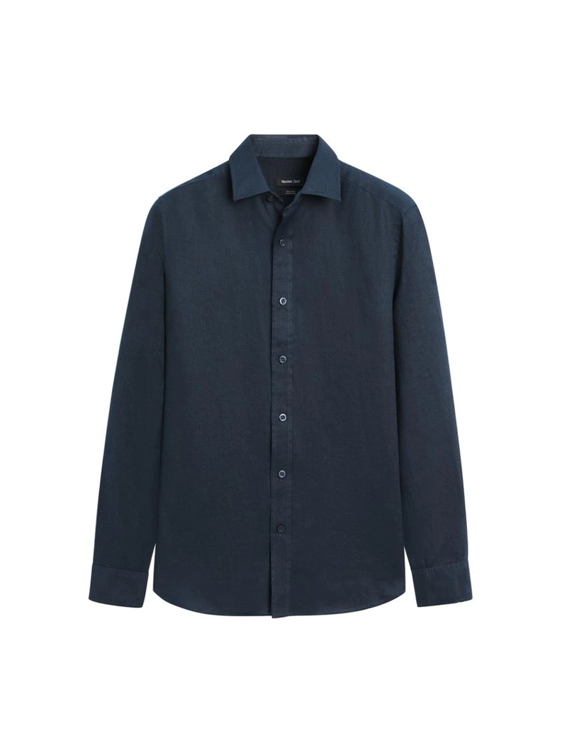 Рубашка из 100% льна в классическом крое