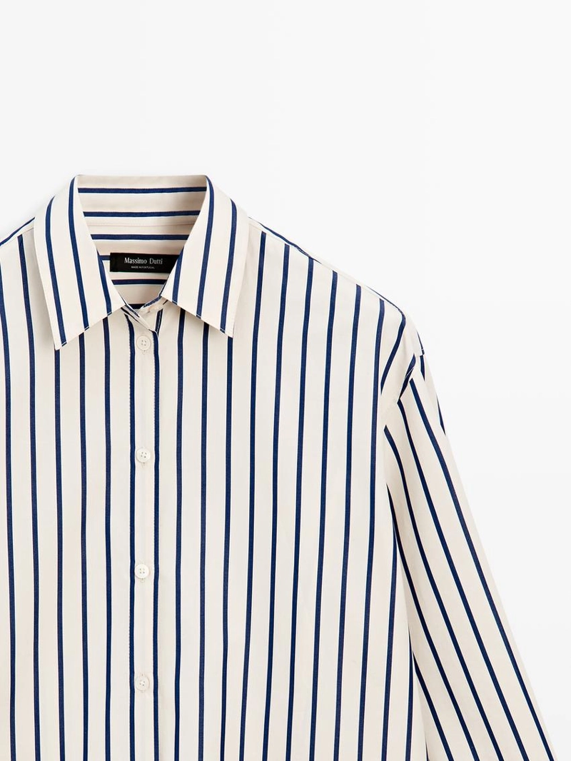 Рубашка в полоску из 100% хлопка