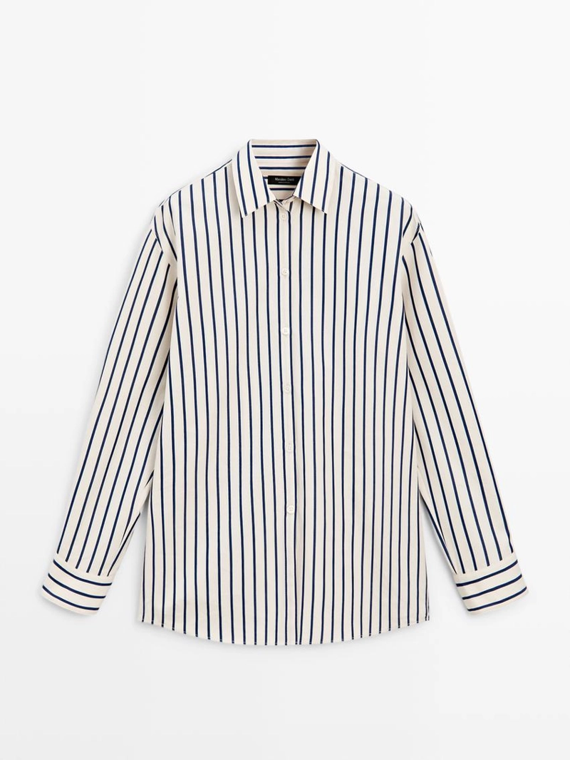Рубашка в полоску из 100% хлопка