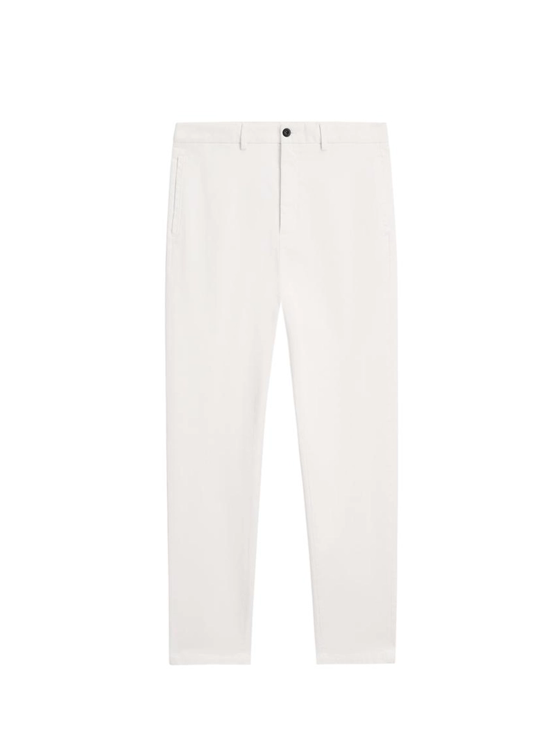 Хлопковые брюки с эластичным поясом