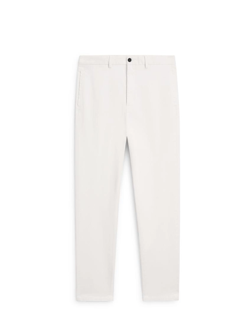 Хлопковые брюки с эластичным поясом