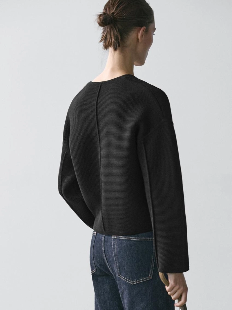 Кардиган из хлопкового трикотажа