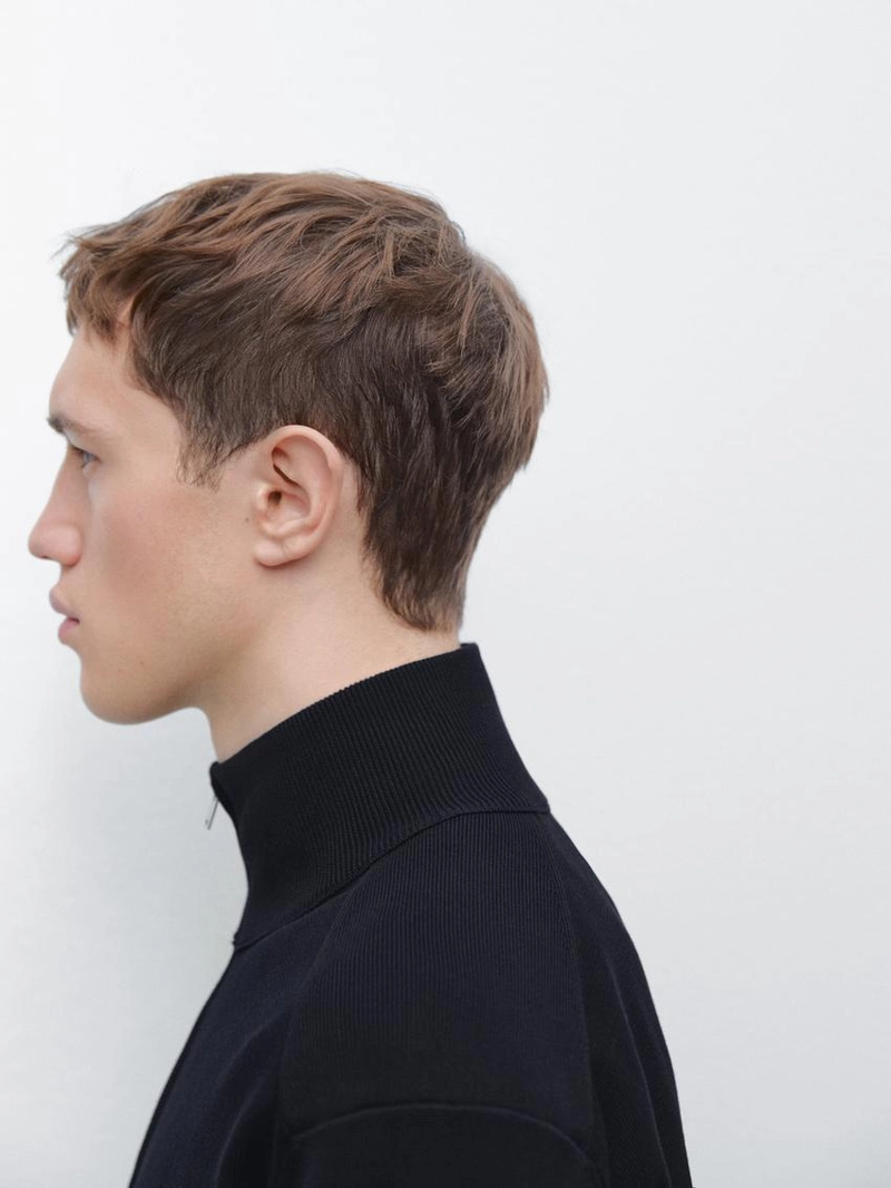 Кардиган из хлопкового трикотажа на молнии