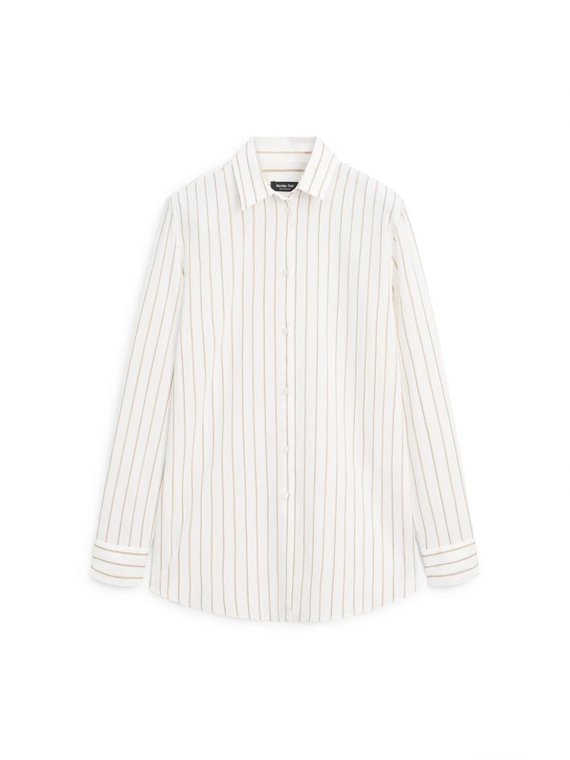 Рубашка в полоску белого цвета