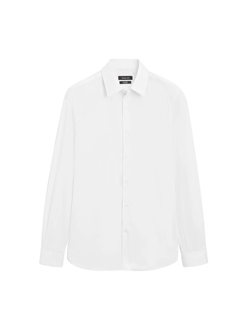 Рубашка из хлопка поплина, слим фит