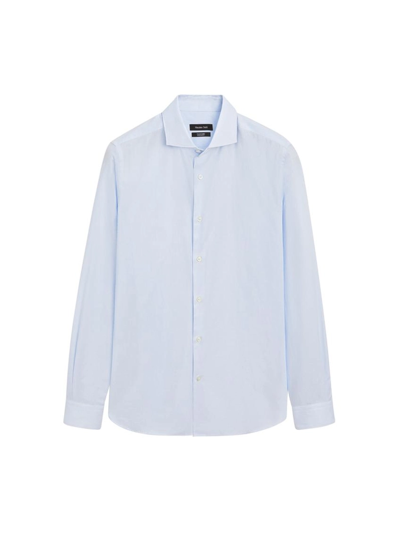 Рубашка slim fit из 100% хлопка