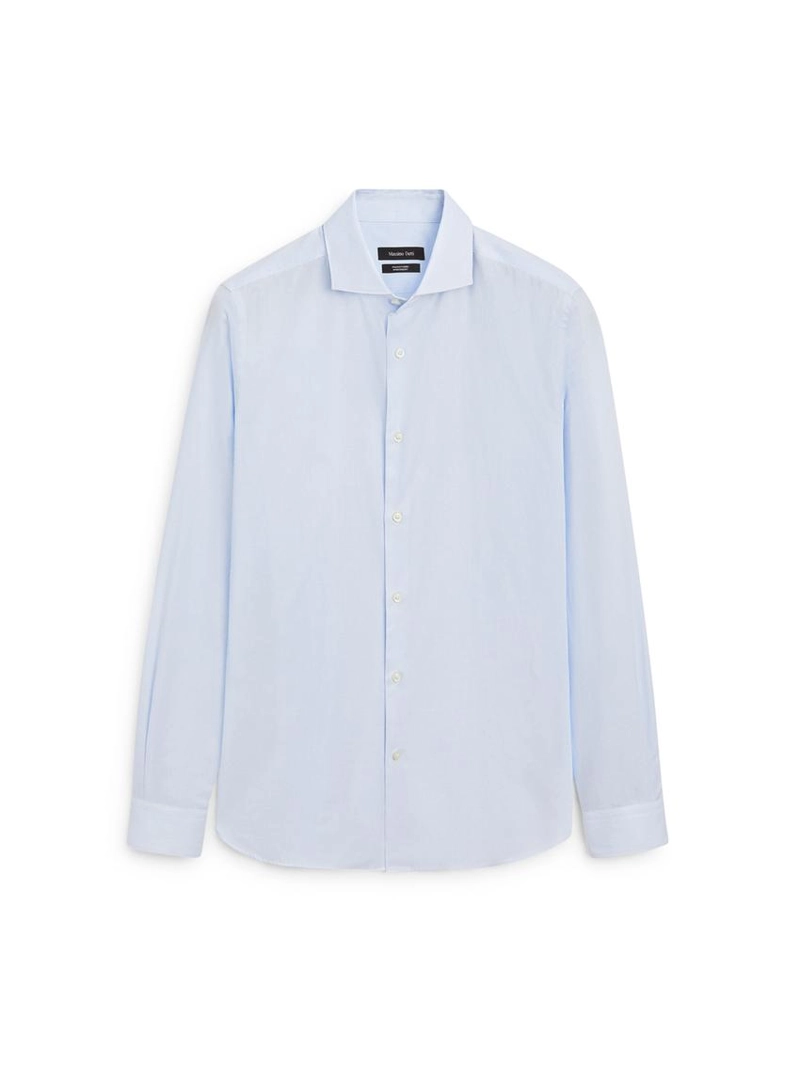 Рубашка slim fit из 100% хлопка