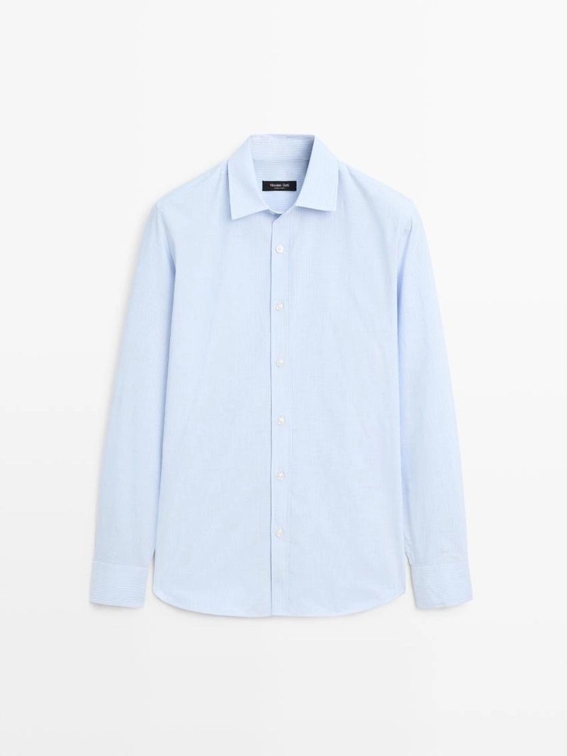 Рубашка в полоску из 100% хлопка