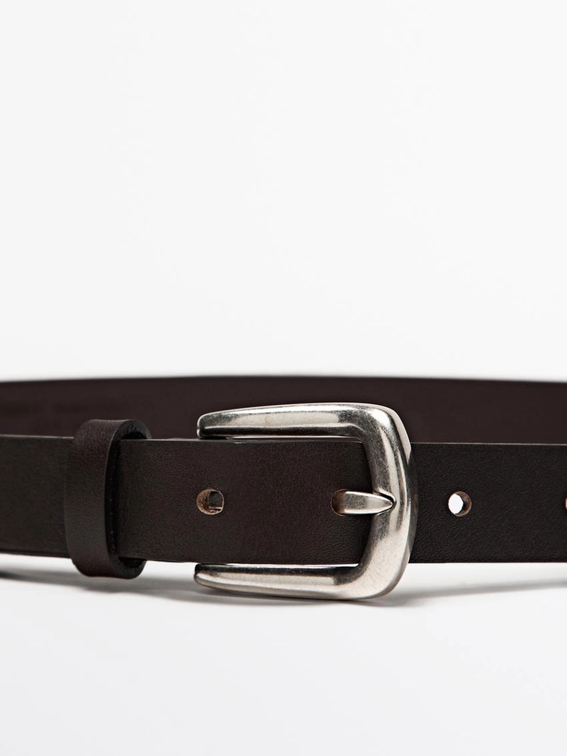 Кожанный ремень nappa