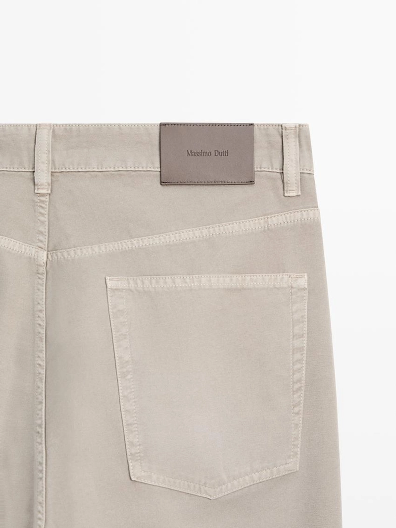 Джинсы свободного кроя massimo dutti